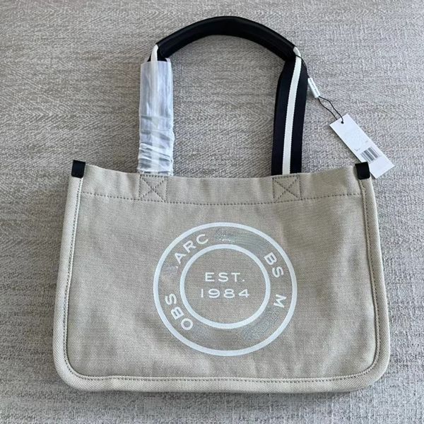 

2022 new designer canvas tote bags business commuter solid color women's handbags