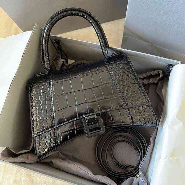 

designer bag baleciga's woman's handbag hourglass leather luxury brand