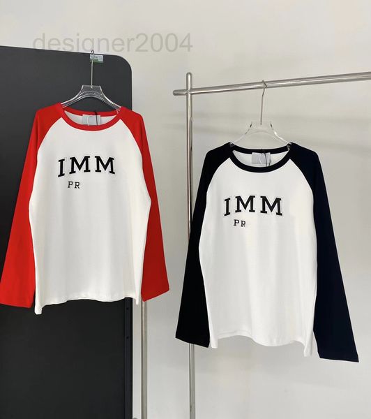 

women's hoodies & sweatshirts designer correct early autumn new imm letter printing drill raglan sleeve color matching os large lovers, Black