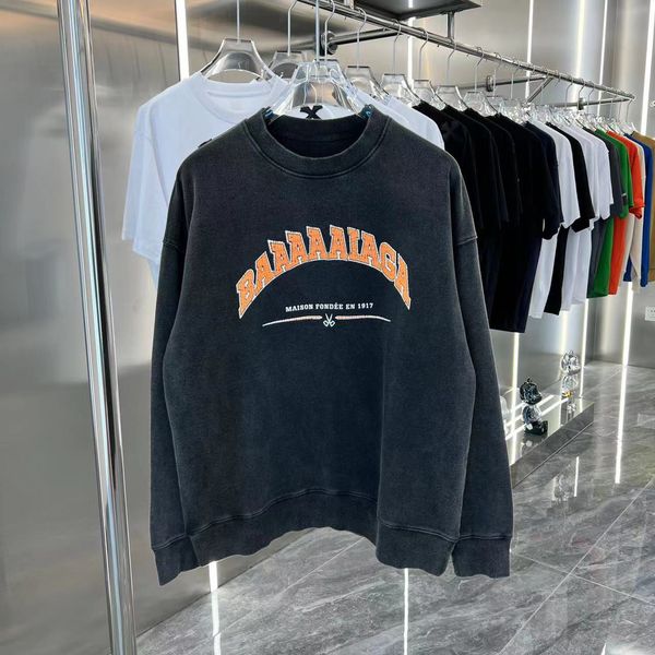 

new aop jacquard letter knitted sweater in autumn / winter 2022acquard knitting machine e custom jnlarged detail crew neck cotton h4f3y45, White;black