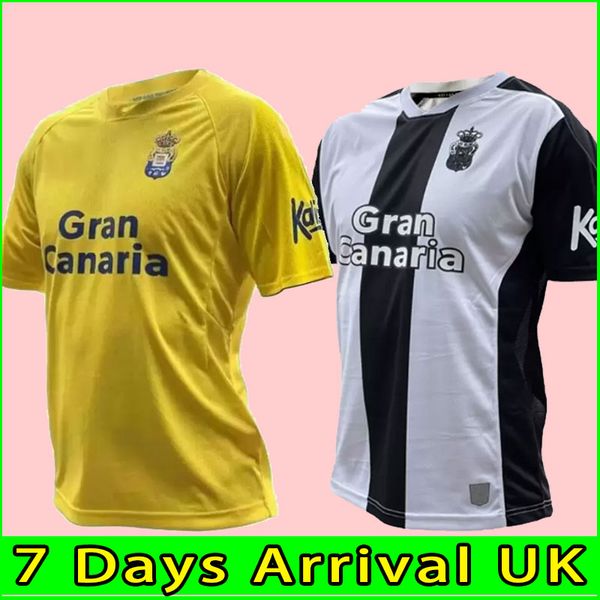 

ud las palmas soccer jerseys 2022 2023 jonathan viera 22 23 maillots de foot rober a. lemos araujo ontiveros rodrygo castro malaguista footb, Black;yellow