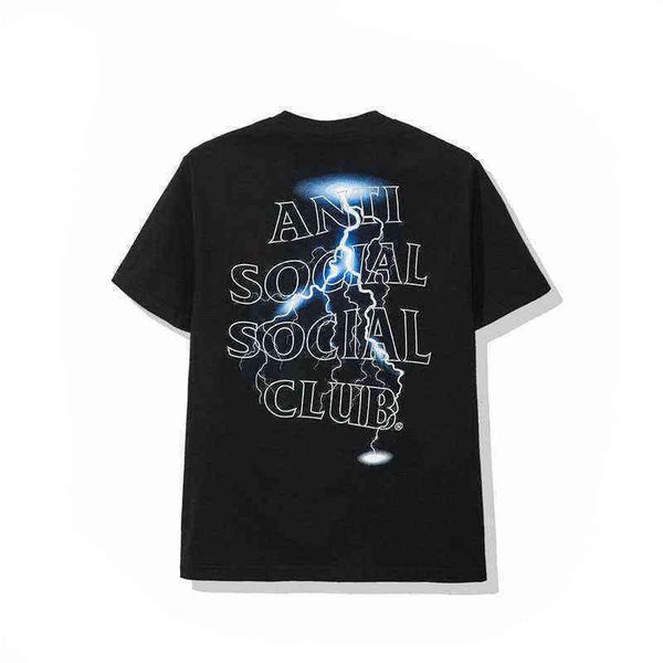 

asscflying bird kingfisher cherry blossom t-shirt male and female couple antisocial social club hundred birds contend short sleeve 5 j544 3a, White;black