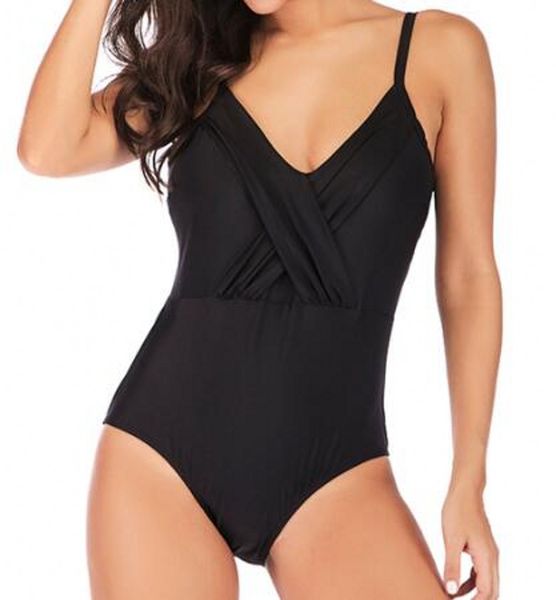

ruched design catsuit costumes bodysuit underwear women evening dress, Black
