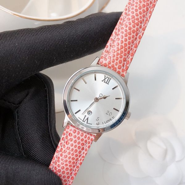 

fashion ladies watch 30mm quartz movement tempered glass mirror leather strap woman luxury watches btime wristwatch woman orologio waterproo, Slivery;golden