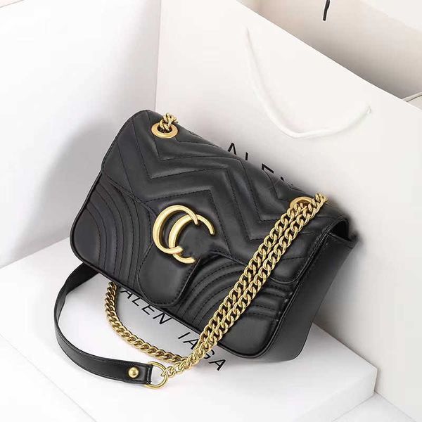 

women chain shoulder crossbody marmont bags lady purse messenger bag designer handbags wallets backpack crossbody handbag 26cm