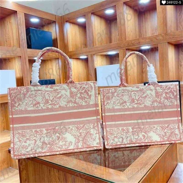 

designer bags canvas shopping handbag classic shoulder women luxurys s embroidered luxurious large capacity original box big size