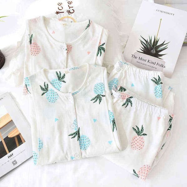 

spring autumn new cotton feeding nightgown pregnancy pijamas pajamas for breastfeeding women nightwear pajamas pregnant j220813, White