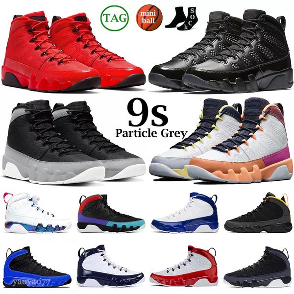 

2021 men basketball shoes 9s jumpman 9 change the world university gold red blue unc bred statue mens trainers sports sneakers