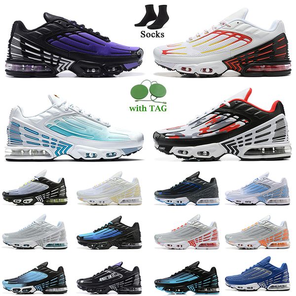 

athletic outdoor sport tn plus 3 running shoes fashhion women mens tuned tns 3.0 purrple gold obsidian laser blue mesh triple black white sl
