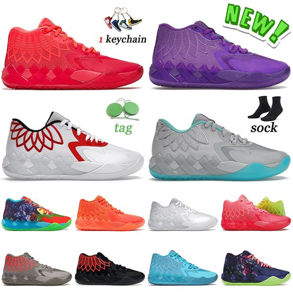 

basketball shoes men sneakers trainers sports 40-46 morty red white silver black blast galaxy buzz lamelo ball mb.01 mens 1of1 3 three balls