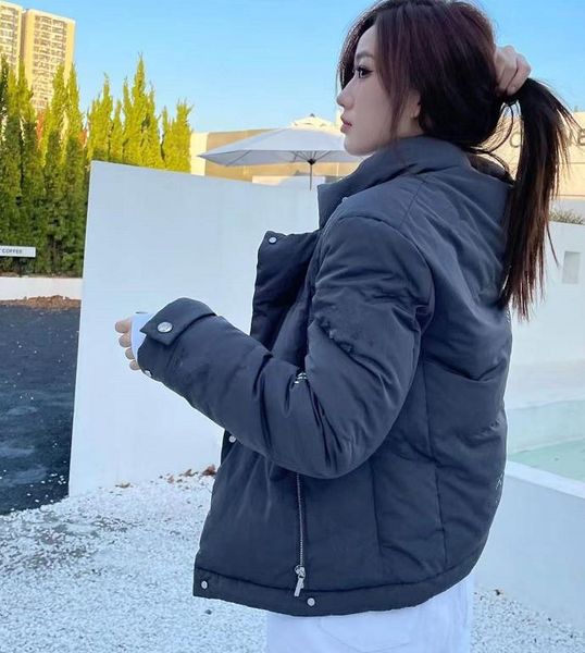 

womens classic casual jacket women autumn winter down cotton outerwear women's sports jackets couple coatover coat youth windbreaker ou, Black;brown