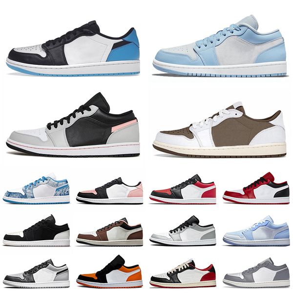 

1 designer low cut basketball shoes jumpman 1s men sports trainers bred toe women sneakers 36-46