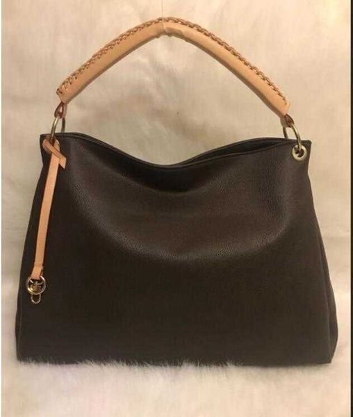 

new fashion pu leather brown handbags women bags famous shoulder bags handbag la