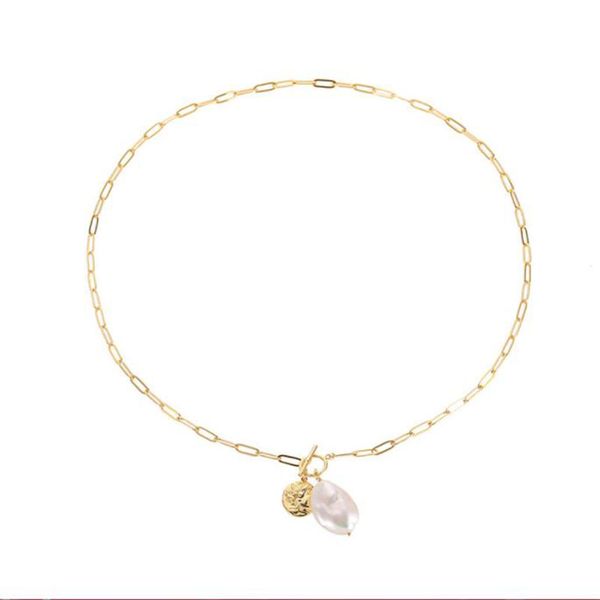 

pearl necklace female ins niche design jewelry sweater chain all-match fashion accessories, Silver