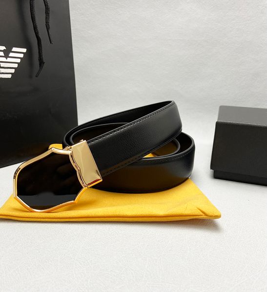 

fashion designer luxury belts men women genuine leather business smooth no, Black;brown