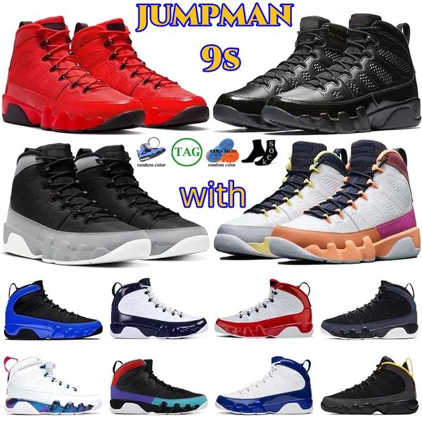 

jumpman 9 9s basketball shoes chile red unc mens man particle grey sneakers trainers