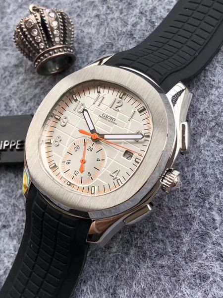 

automatic mechanical men watch black blue rubber88 888 884 84, Slivery;brown