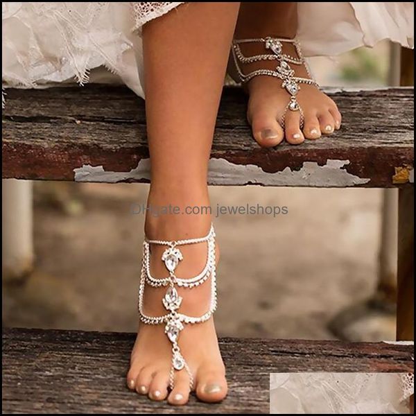 

anklets bohemian super fairy foot decoration women temperament jewelshops dhqrl, Red;blue