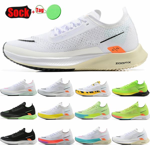 

zoomx streakfly men running shoes utility flash crimson pn dust neon gradient barely volt knit runners trainers outdoor gym sports jogging w