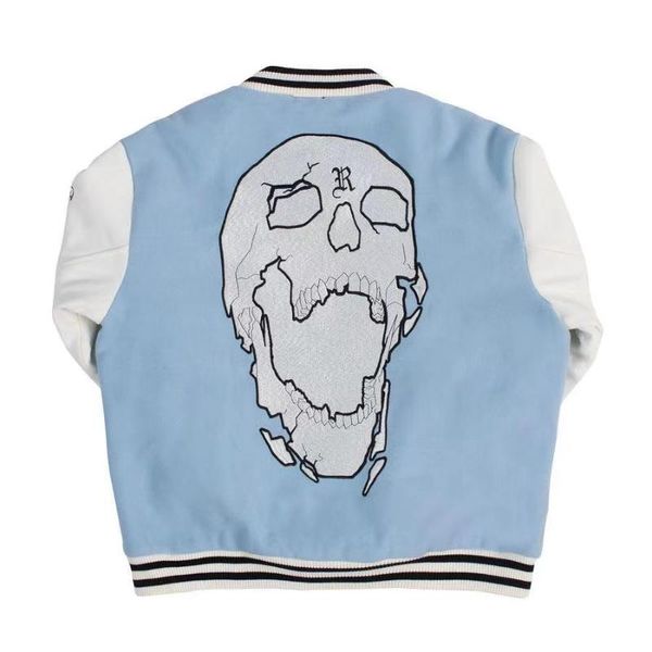 

men's jackets american retro baseball uniform men's letter stitching embroidery loose national tide jacket hip-hop and women', Black;brown