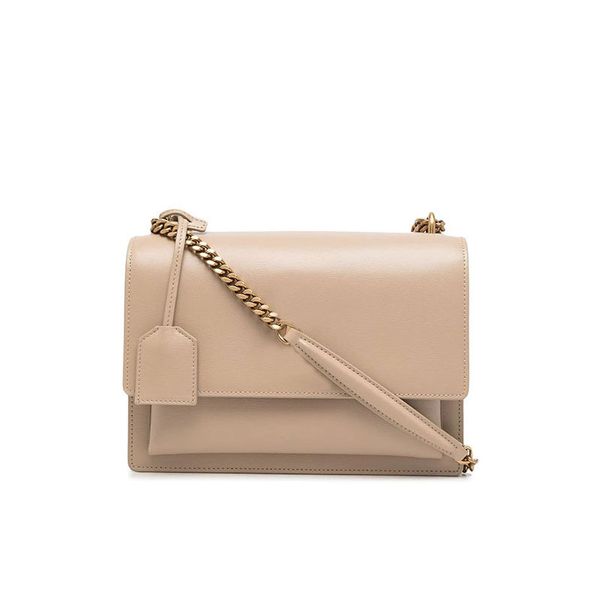 

luxury designer zuolan sunset bag classic latest color women shoulder bags chain handbag toothpick pattern leather womens cross body handbag