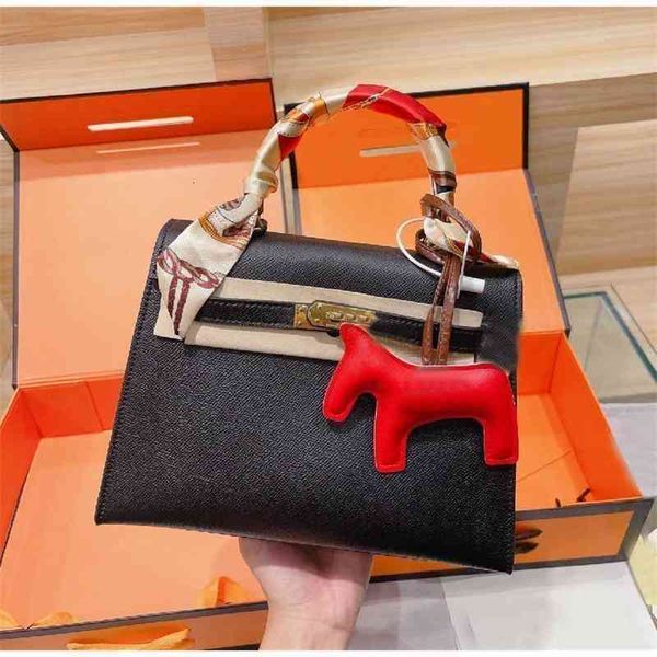 

evening bags designer herme women handbag classic shopping bag fashion matching silk scarf pendant three piece set high quaty single shoulde