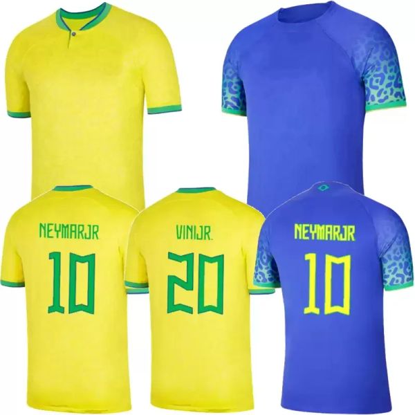 

player fans version 2022 2023 soccer jerseys brazils football p.coutinho casemiro marquinhos rodrygo t.silva vini jr. g.jesus brasil nationa, Black;yellow