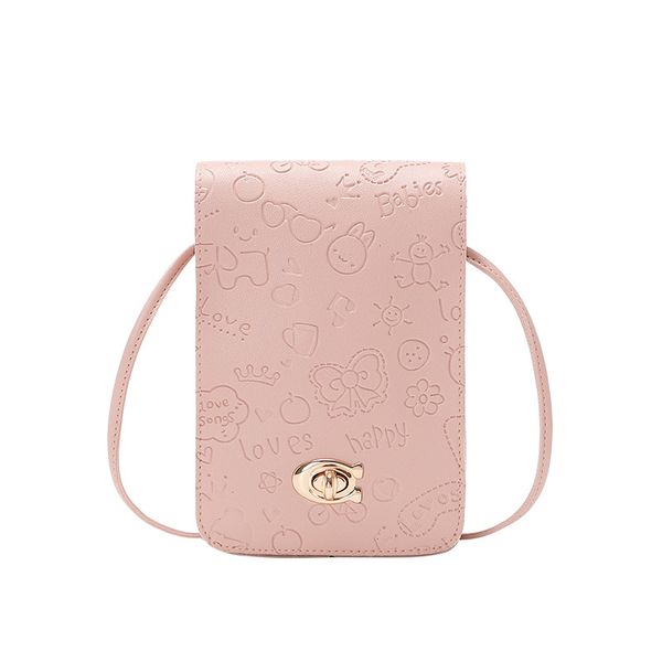 

fresh and sweet one-shoulder phone bag 220082202