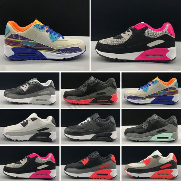 

2021 children's athletic shoes kids shoes black baby infant kids sneaker 90 children sports shoes girls boys youth trainer348l