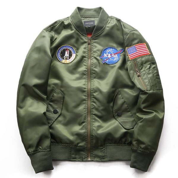 

2022 spring large men's sportswear jacket air force one military bomber, Black;brown