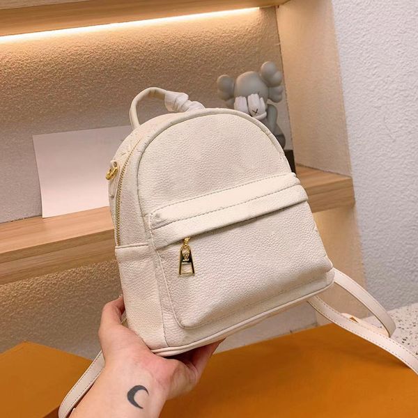 

r men's leather backpack -style flower printing art casual shoulder bag ladies handbag