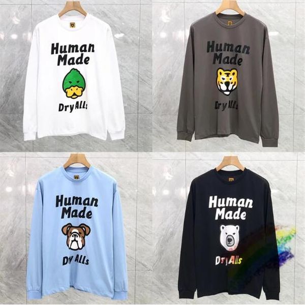 

23fw t shirt men women long sleeves t-shirt tees, White;black