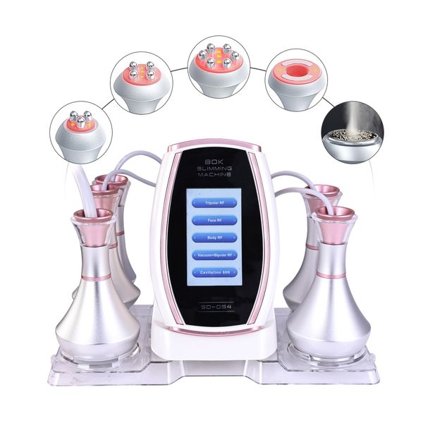 

80k ultrasonic vacuum cavitation slimming machine 5 in 1 professional beauty salon use