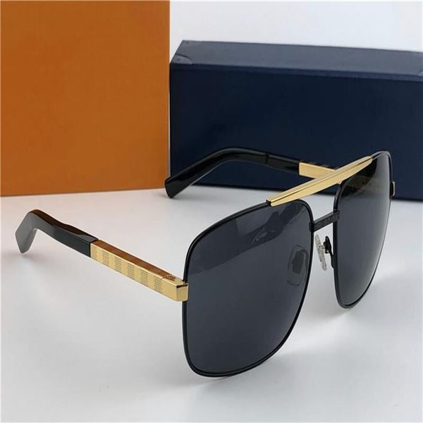 

men designer sunglasses millionaire square frame outdoor avant-garde whole style glasses with case 0259202q, White;black