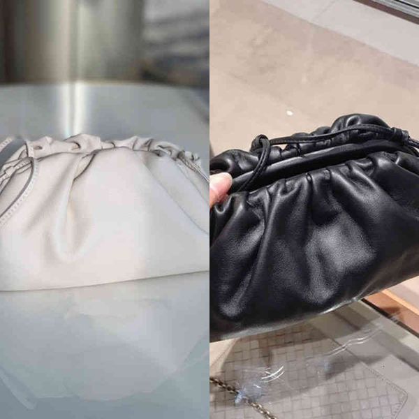 

venetasss evening bags bbottegasss handbags messenger bag women's cloud leather dumpling cowhide one shoulder versatile pillow hfold