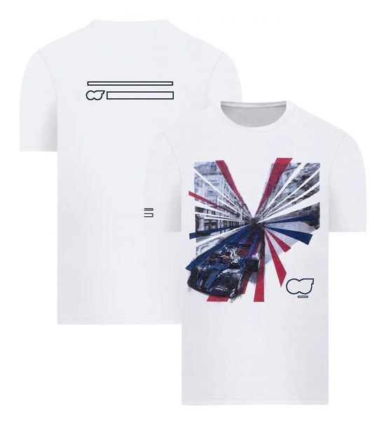 

2022 summer new f1 work racing suit car logo custom team short-sleeved t-shirt fans quick-drying short-sleeved round neck sports breathable