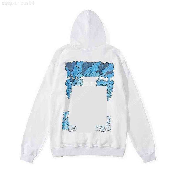 

men's hoodies sweatshirts brands off hip hop women autumn and winter black whit