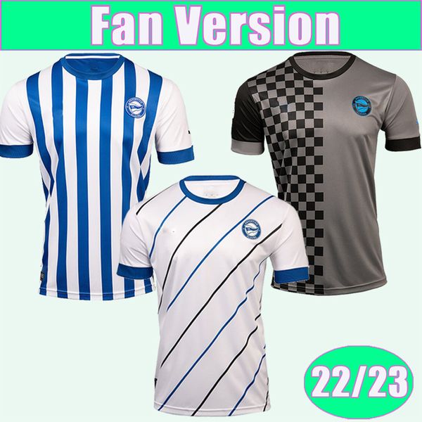 

22 23 deportivo alaves guidetti laguardia sylla men soccer jerseys pere pons lejeune pellistri home away 3rd football shirts, Black;yellow