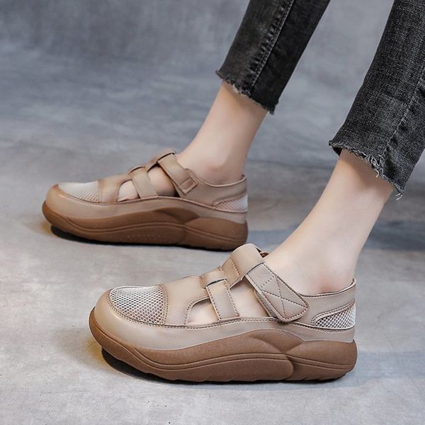 

dress shoes fashion casual trend breathable sandals soft bottom breathable casual women's shoes comfortable trendy shoes, Black