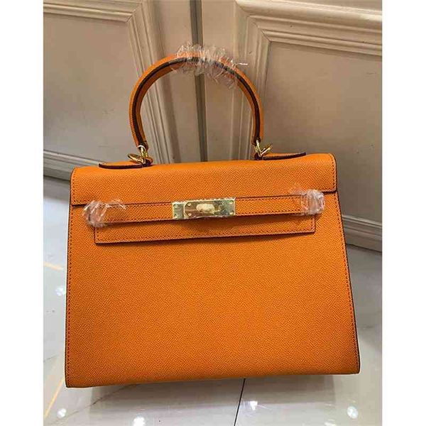 

women evening bags designer palm herme pattern female ke1ly 28cm head leather single shoulder diagonal portable bag