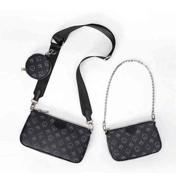 

famous brand designer 3-in-1 shoulder bag women vintage printing purse and hand bags for luxury crossbody handbag female 211103266w