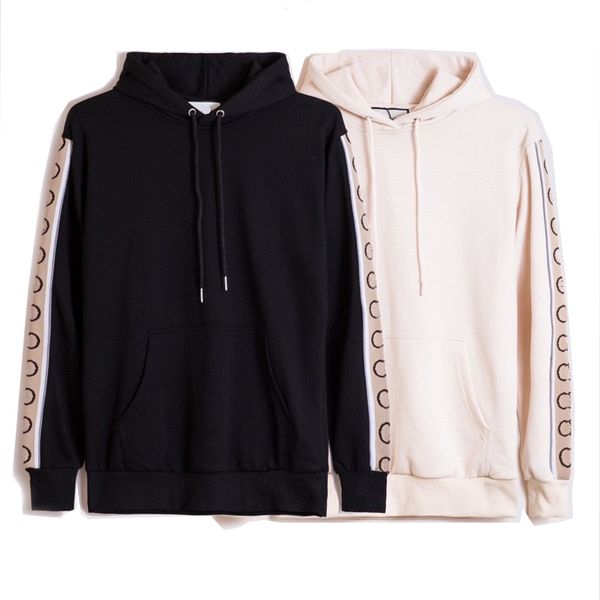 

correct edition men and women hoodies brand designer hoodie sportswear sweatshirt loose european fashion tracksuit leisure jacket, Black