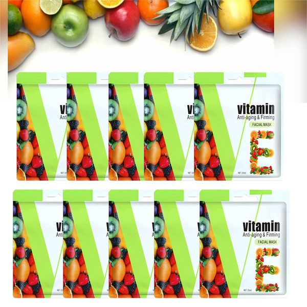 

10 set facial care mask vitamin b3 vitam ie vitamic facial cover