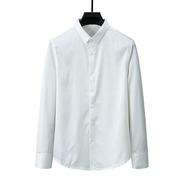 

2022 men's business casual shirt men long sleeve striped slim fit masculina social male t-shirts new fashion man checked hoodies q020, White;black