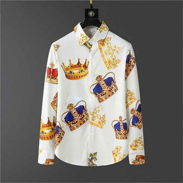 

2022 men's business casual shirt men long sleeve striped slim fit masculina social male t-shirts new fashion man checked hoodies q011, White;black