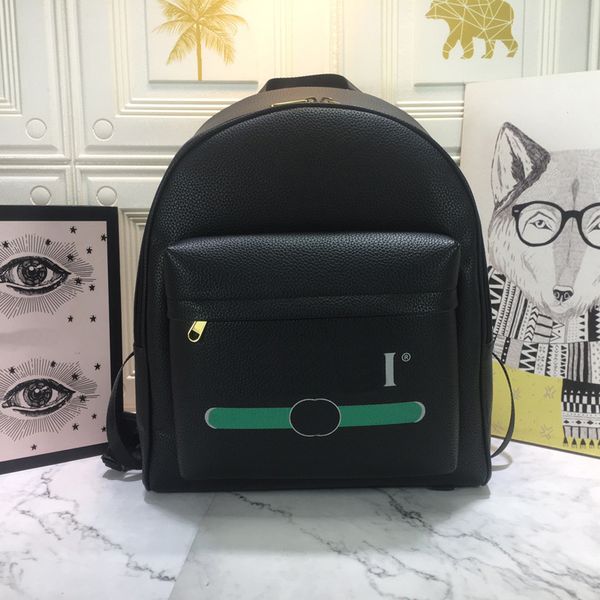 

leather backpack shoulder bag back pack handbags purse red green signs