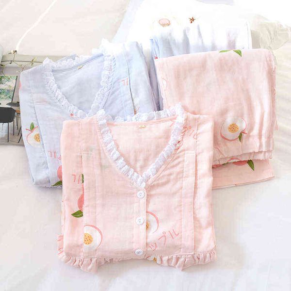 

fdfklak 2 pieces pijama maternal clothing for nursing mothers spring autumn long sleeves cotton nursing pajamas pyjamas femme j220813, White