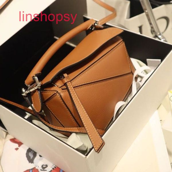 

loewes's handbags outlet puzzles bag 2022 new lingge splicing geometric