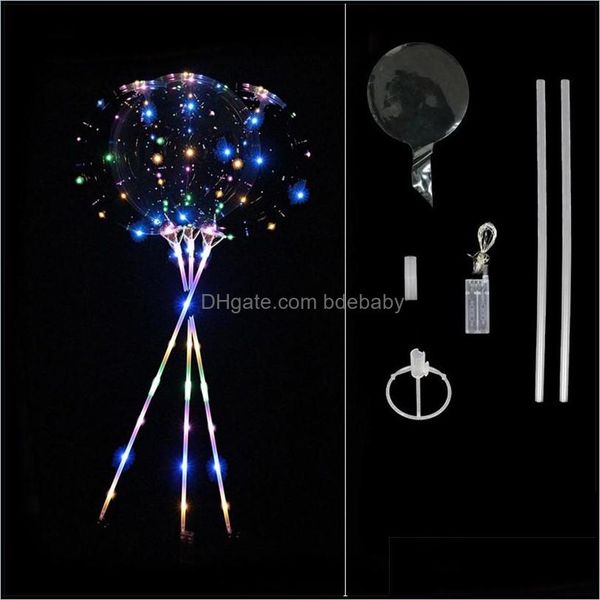 

balloon man luminous led balloons with stick nt bright balloon lighted up kid bdebaby dhrch