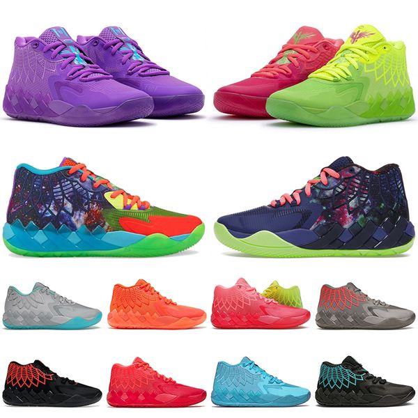 

mens basketball shoes lamelo ball mb.01 trainers not from here rick and morty sneakers 40-46